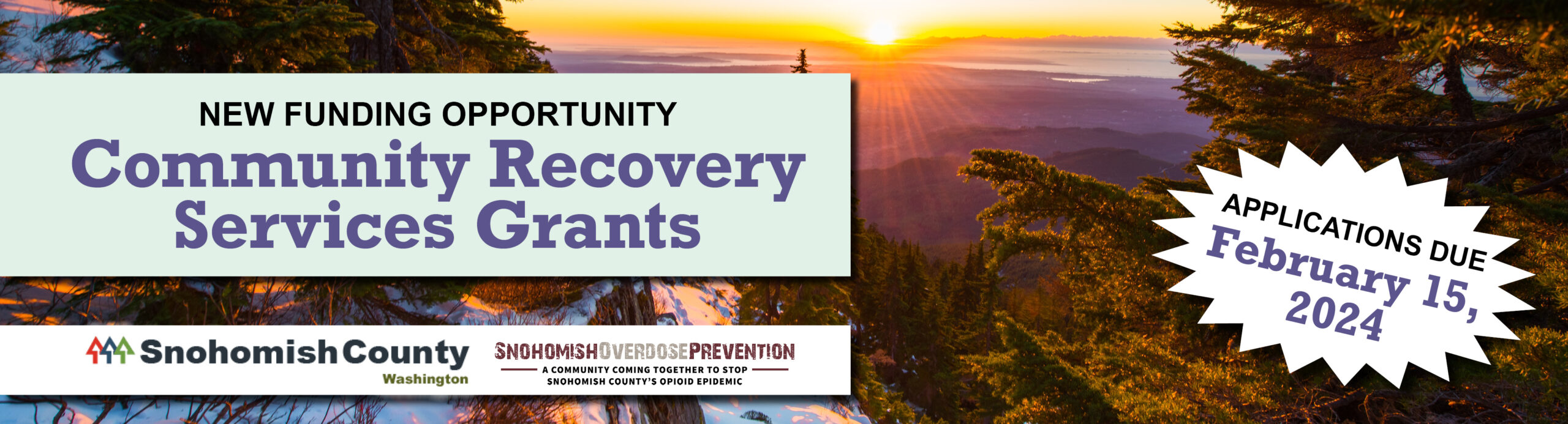 Community Recovery Services Grants